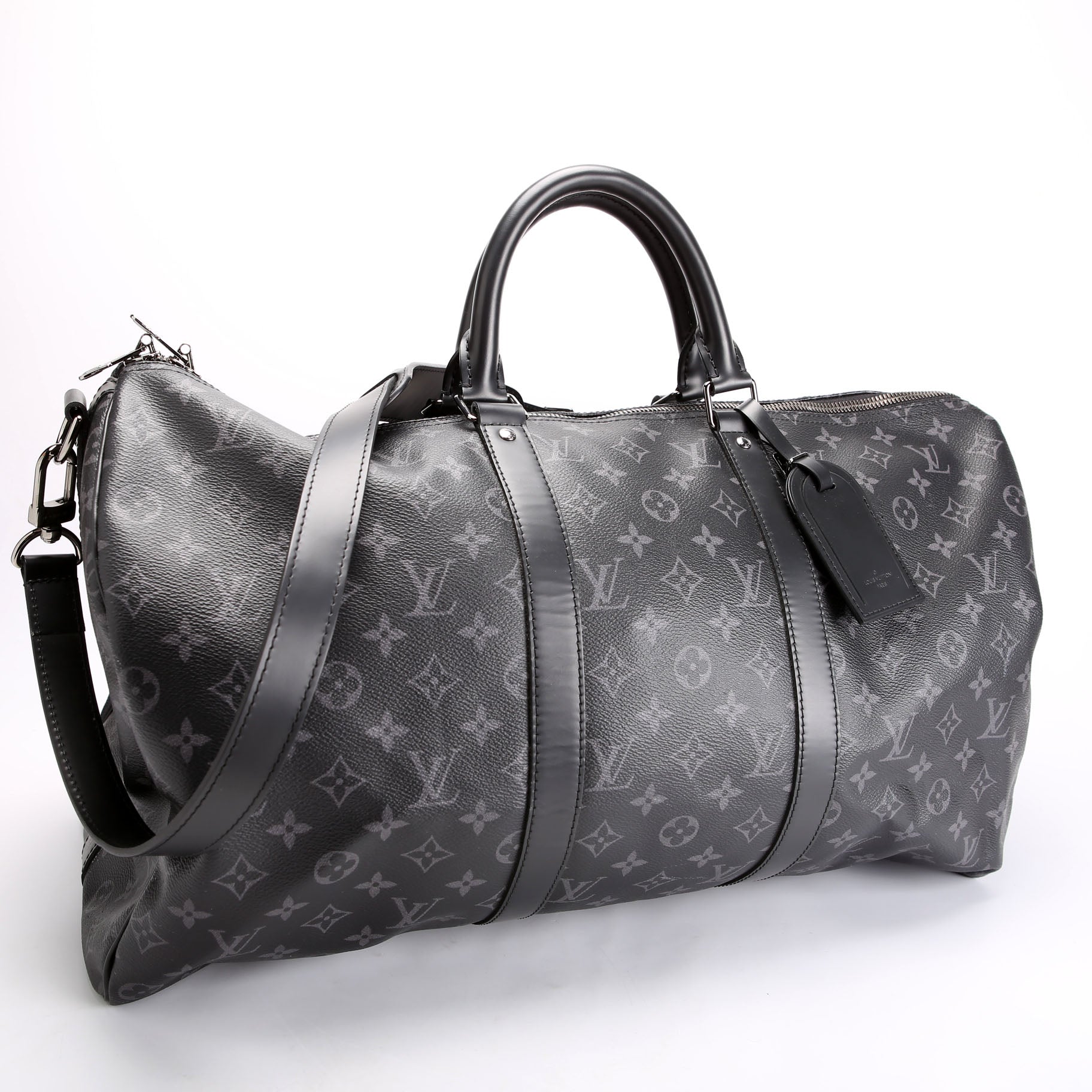 Keepall 50 Bandouliere Monogram Eclipse