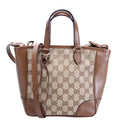 449241 GG Small Crossbody Brown/Beige