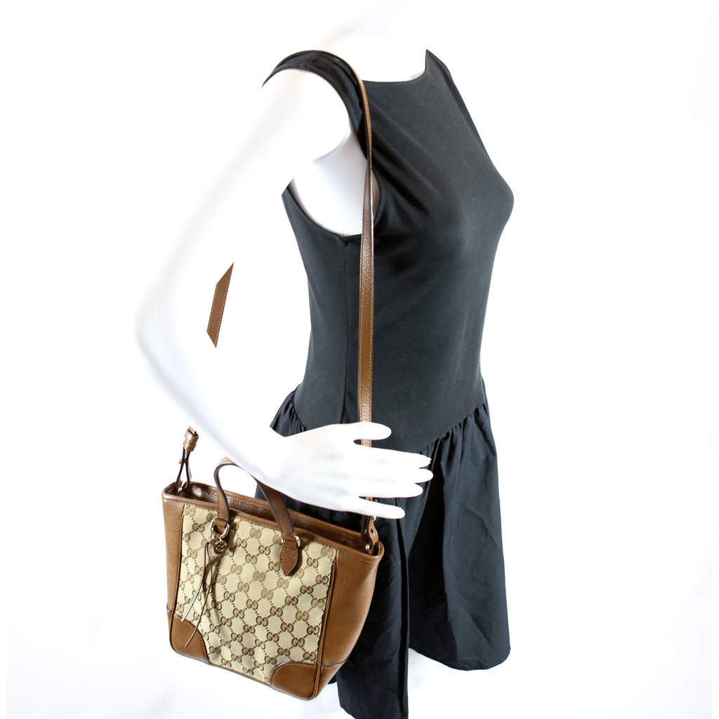 449241 GG Small Crossbody Brown/Beige