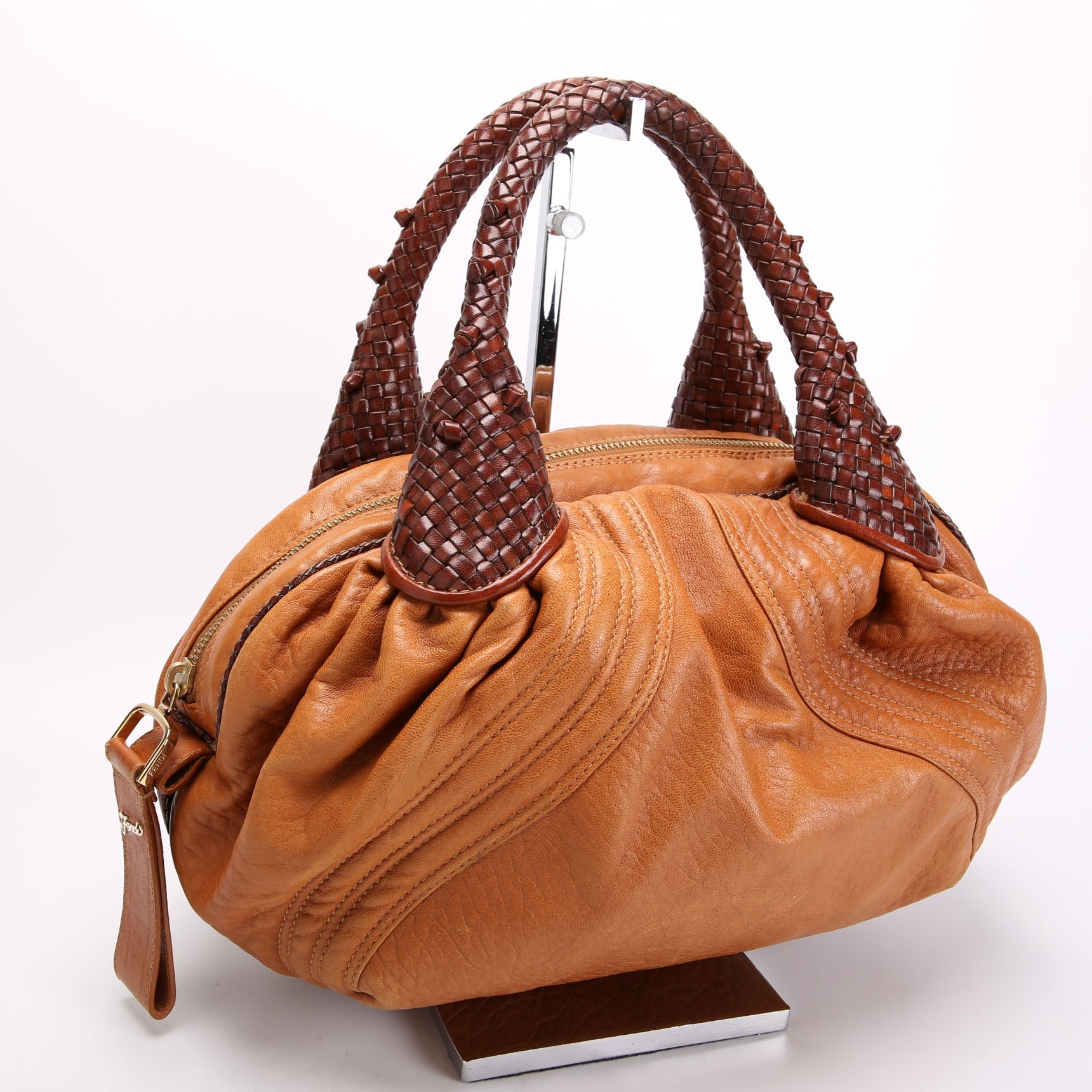 8BL078 Baby Spy Bag Leather Brown