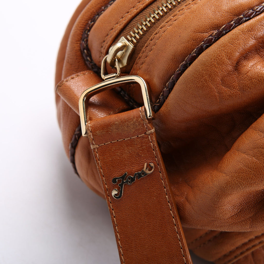 8BL078 Baby Spy Bag Leather Brown
