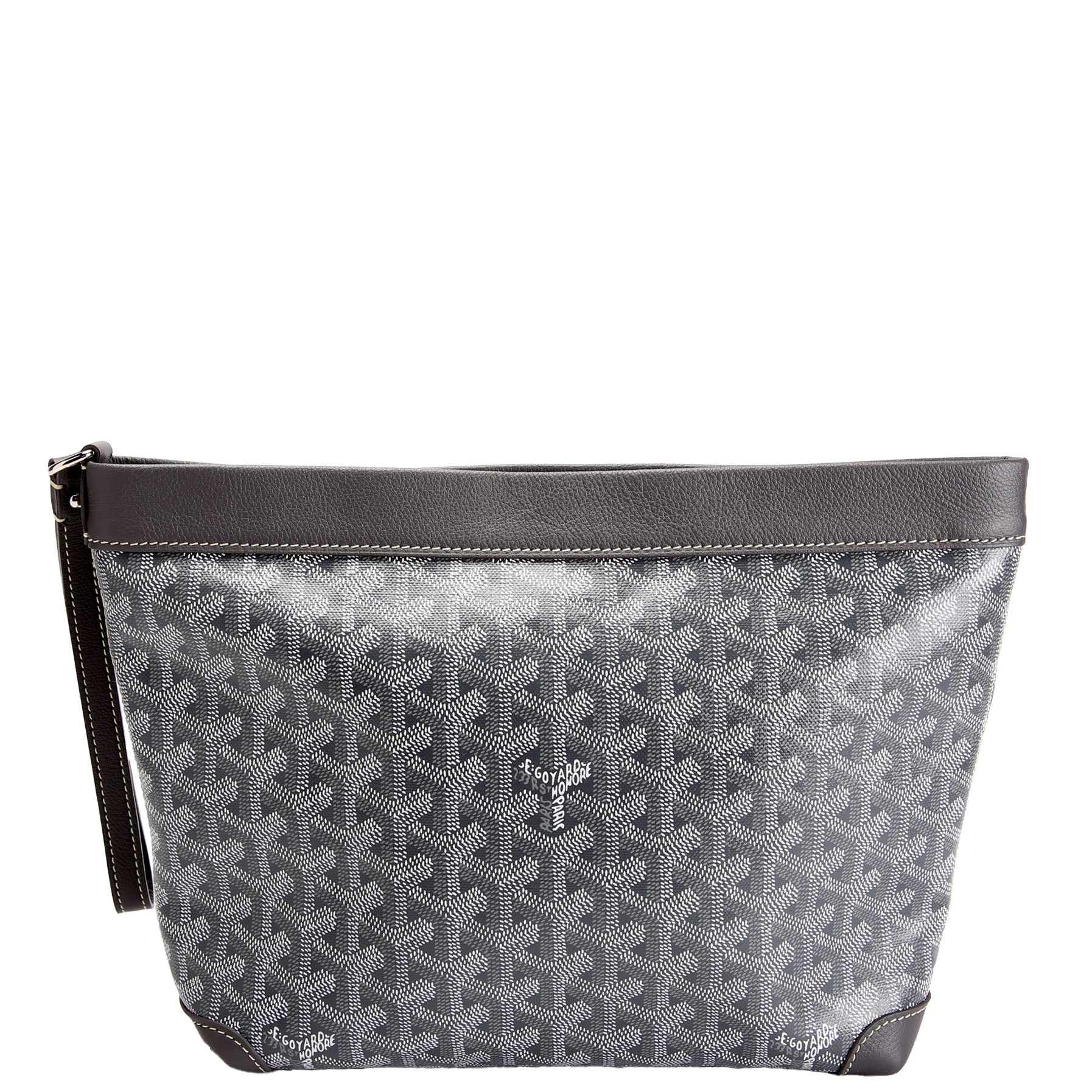 Goyardine Conti Pouch Gray