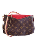 Pallas Clutch Monogram Brown/Red