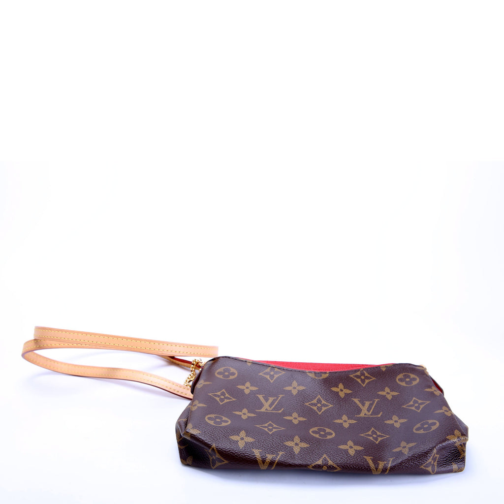 Pallas Clutch Monogram Brown/Red