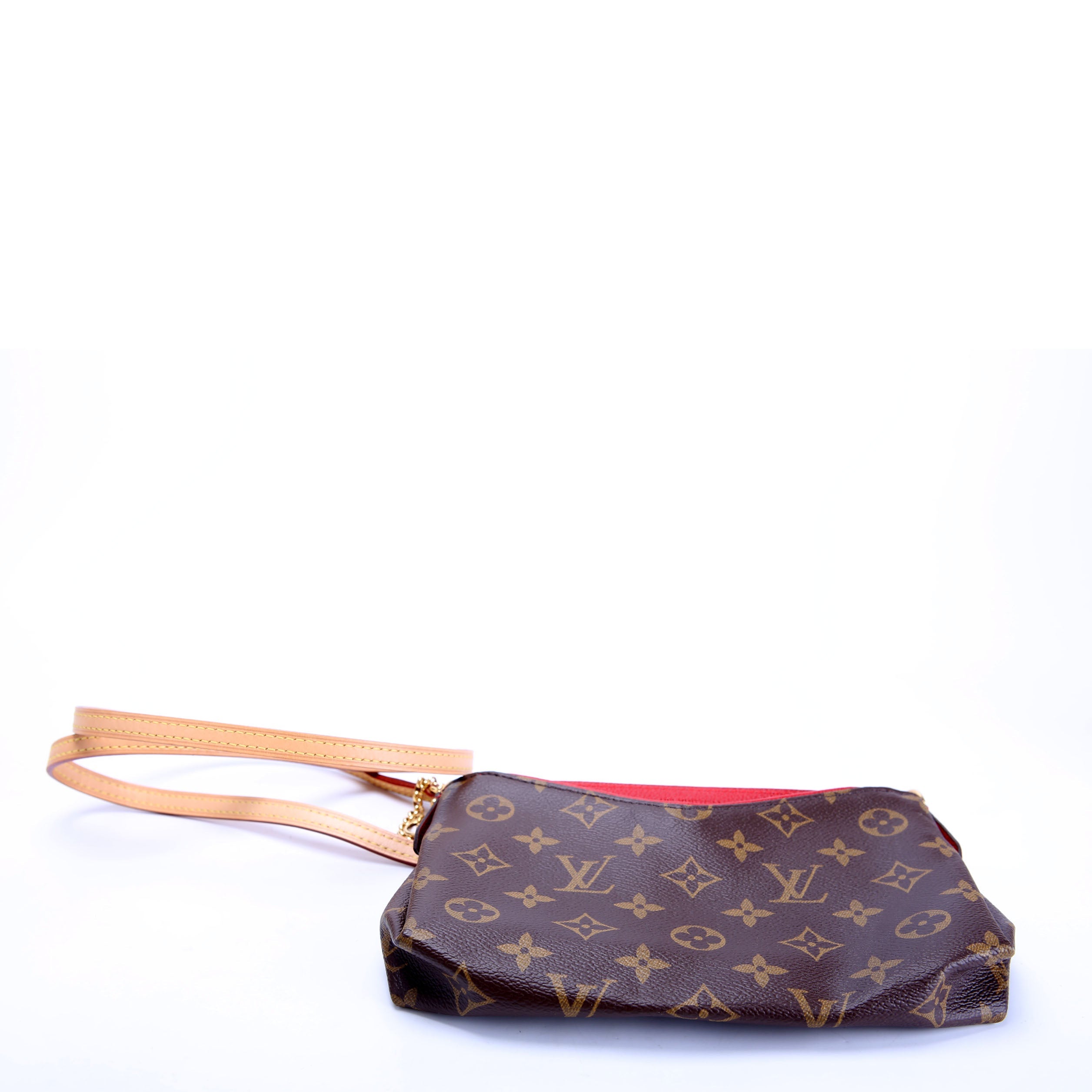 Pallas Clutch Monogram Brown/Red