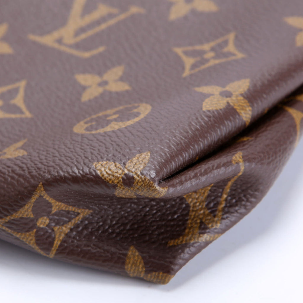 Pallas Clutch Monogram Brown/Red