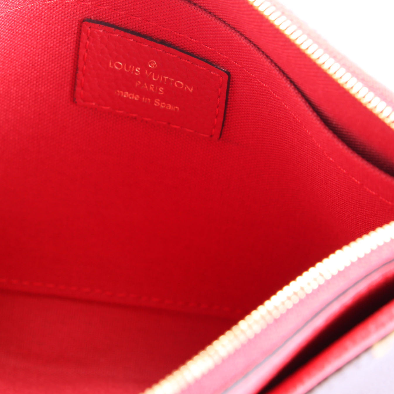 Pallas Clutch Monogram Brown/Red