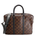 Porte Documents Voyage PM Macassar Black