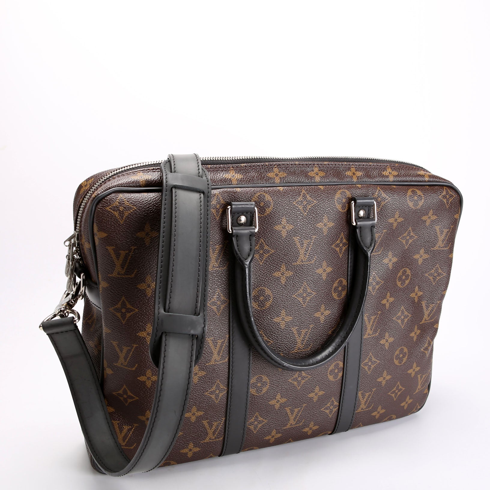 Porte Documents Voyage PM Macassar Black