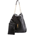 Jamie Large Pochon Lambskin 828350 Black