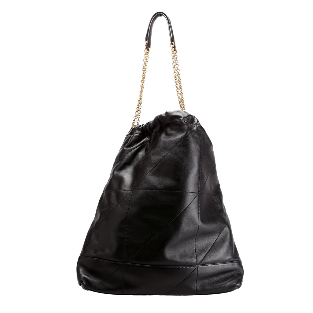 Jamie Large Pochon Lambskin 828350 Black