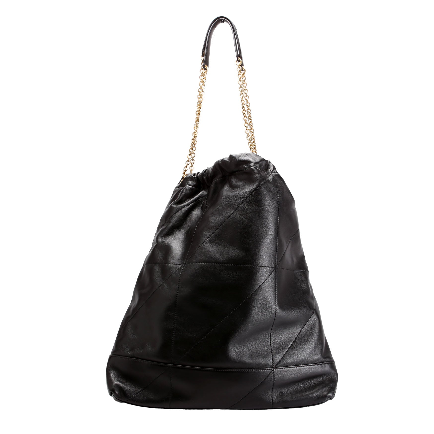 Jamie Large Pochon Lambskin 828350 Black