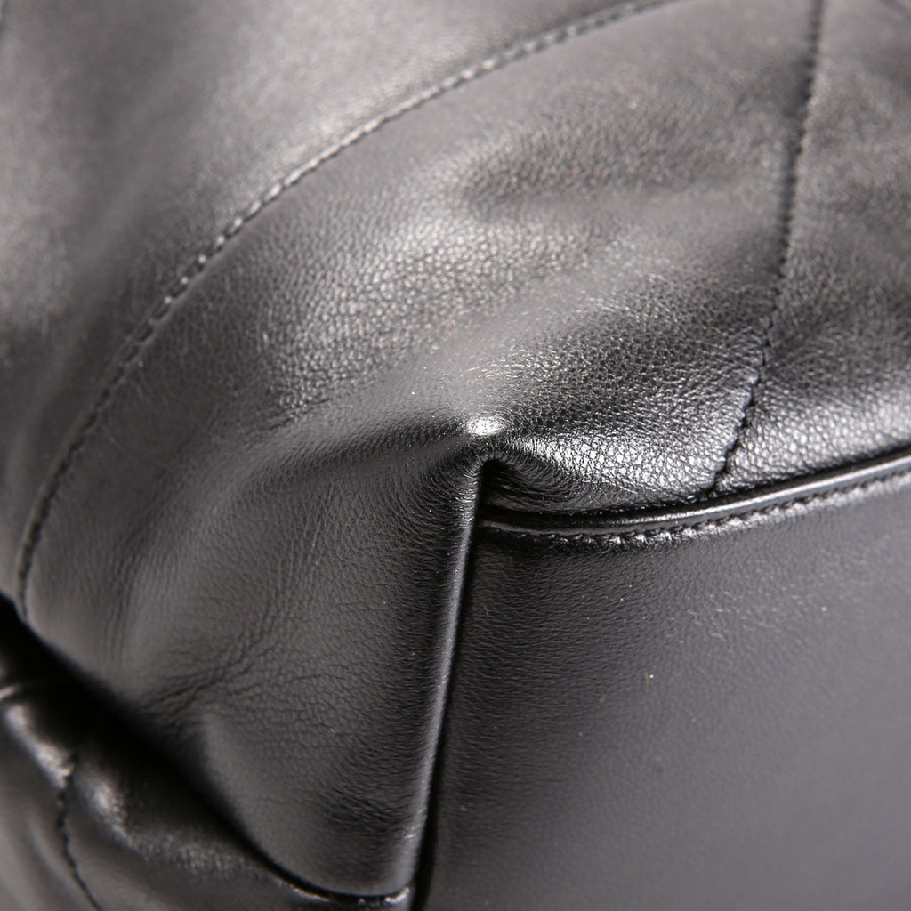 Jamie Large Pochon Lambskin 828350 Black