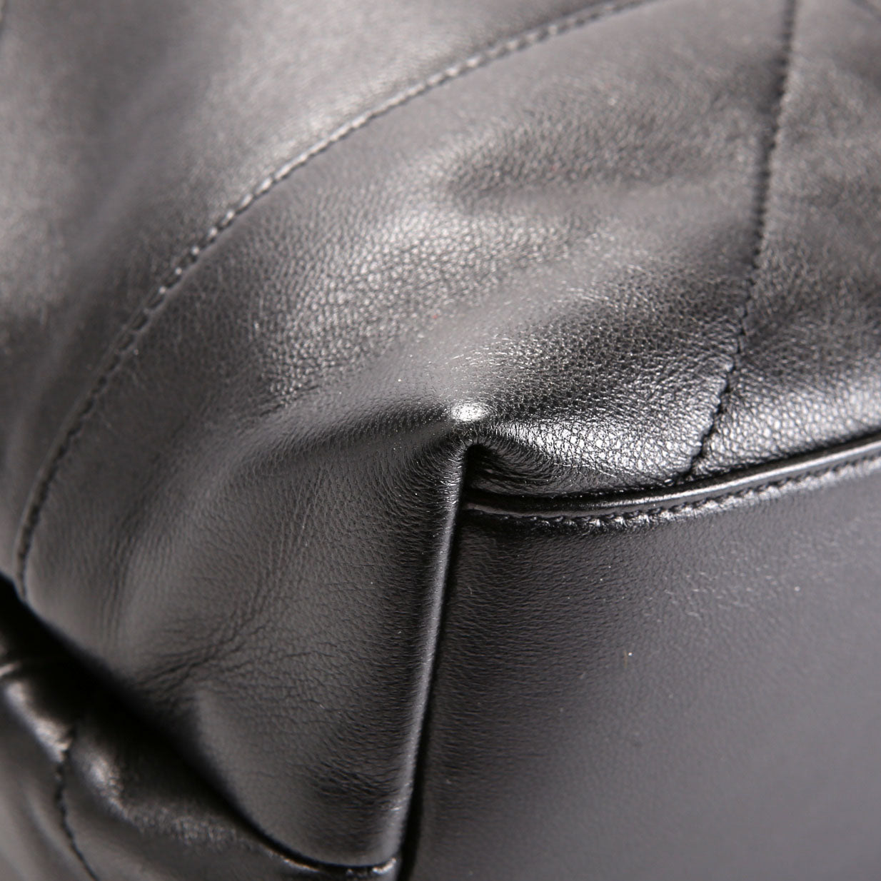 Jamie Large Pochon Lambskin 828350 Black