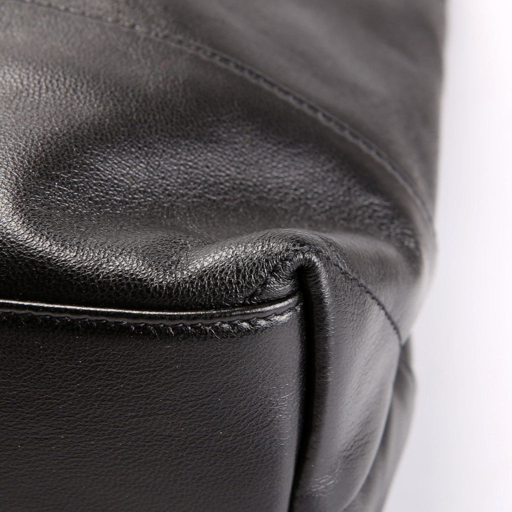 Jamie Large Pochon Lambskin 828350 Black