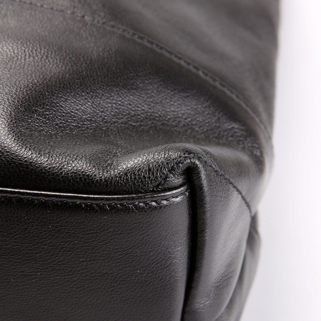 Jamie Large Pochon Lambskin 828350 Black