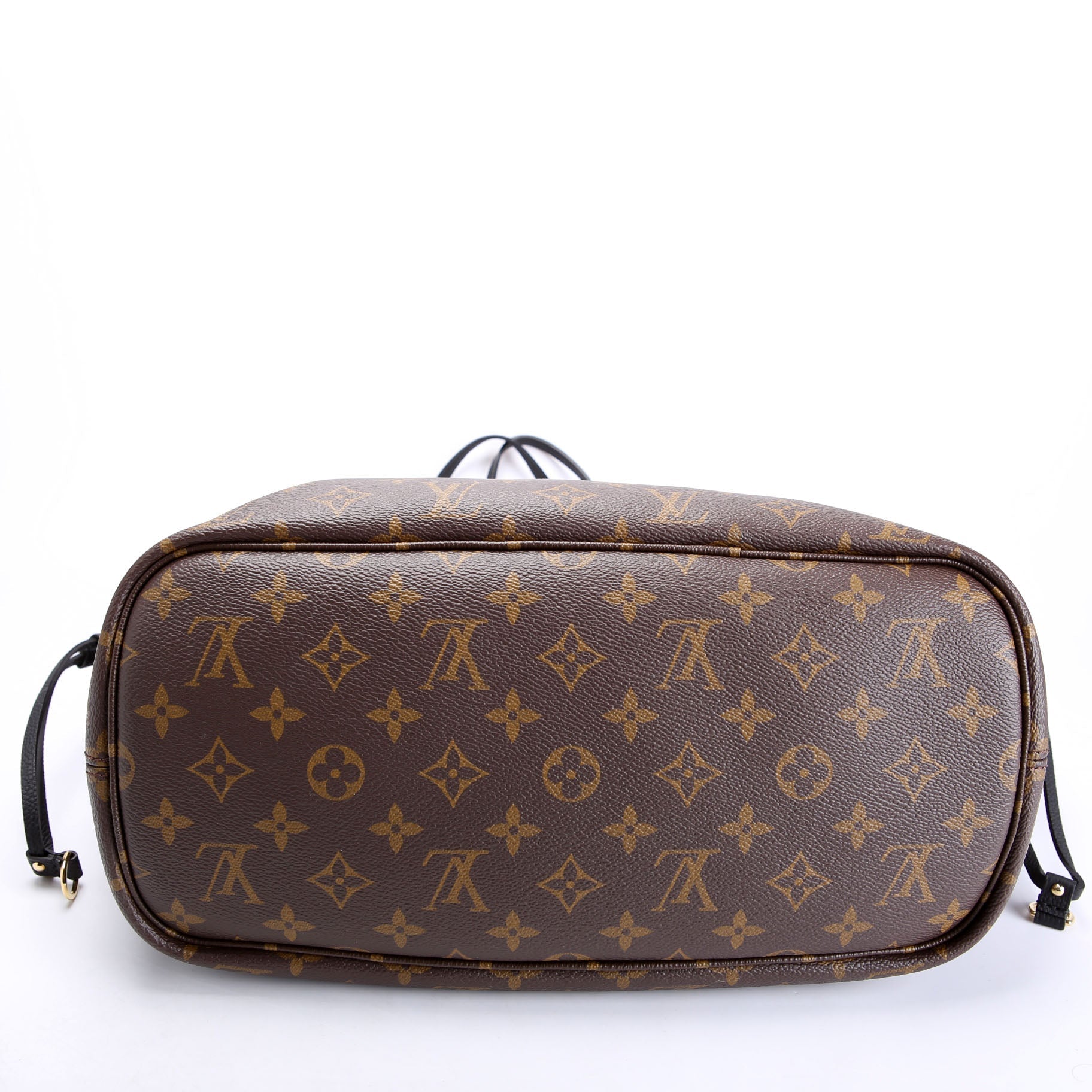 Neverfull MM Inside Out Leather/Monogram Black