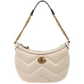 Gucci 777263 GG Marmont Small Shoulder White