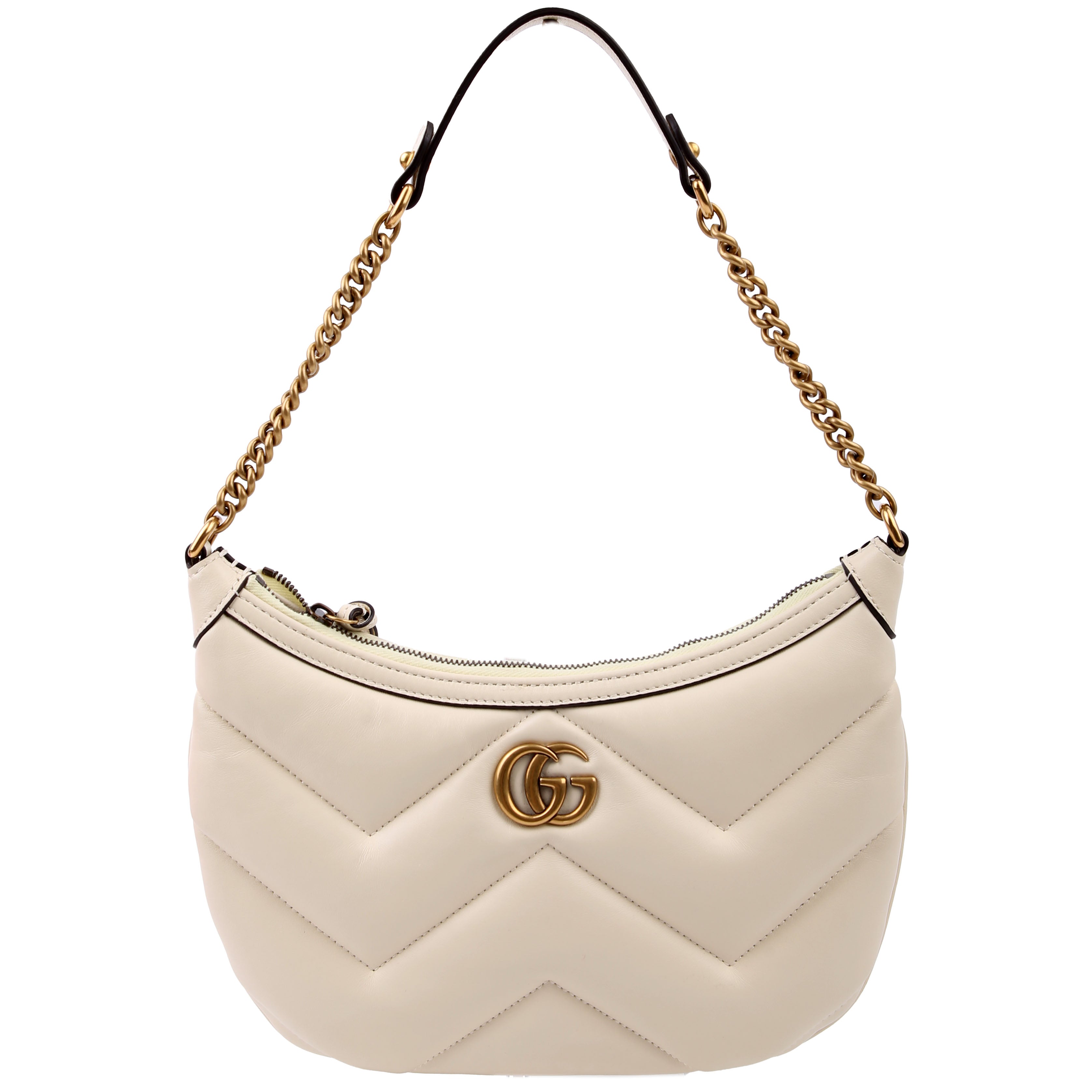 Gucci 777263 GG Marmont Small Shoulder White