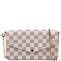 Pochette Felicie Damier Azur Pink