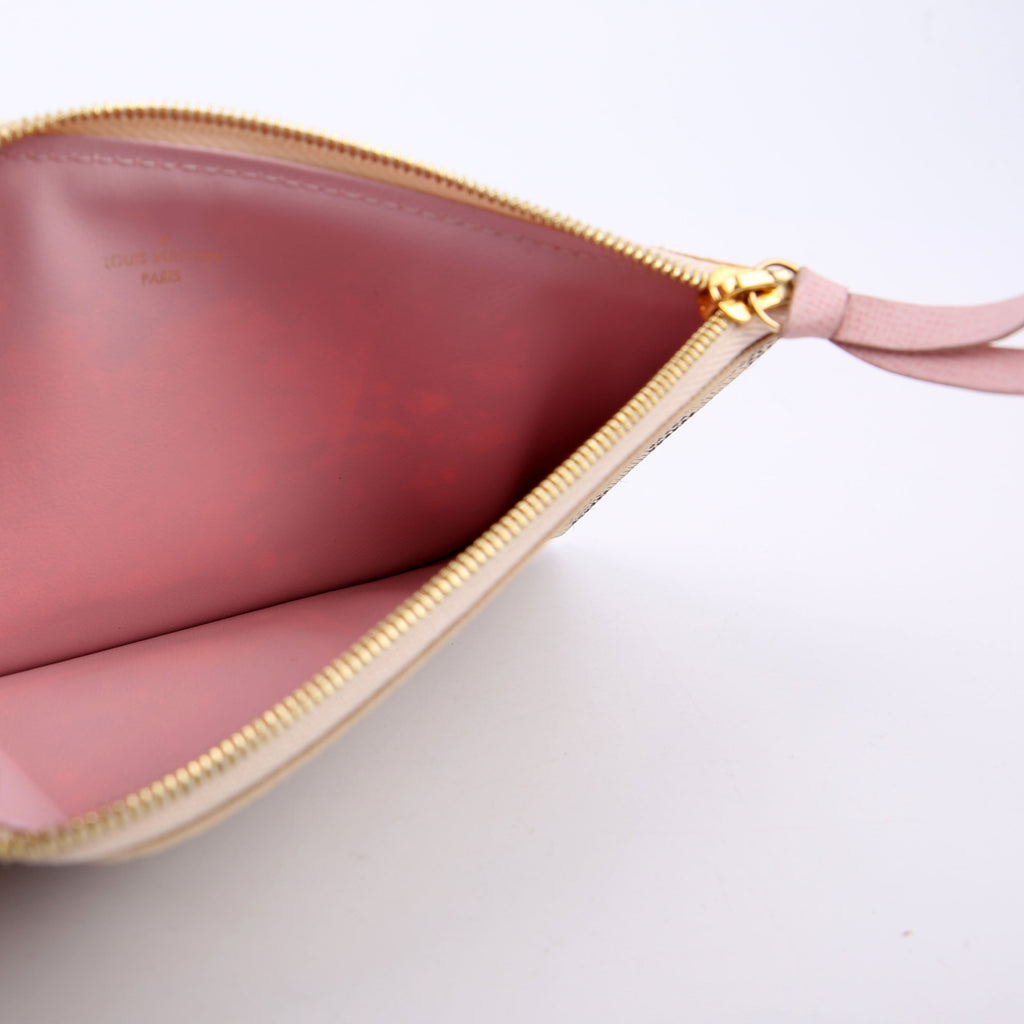 Pochette Felicie Damier Azur Pink