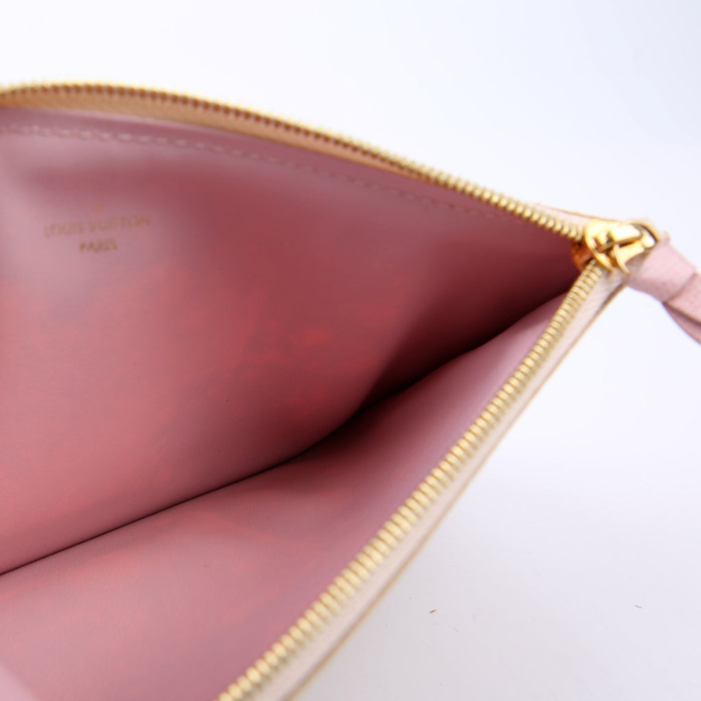 Pochette Felicie Damier Azur Pink