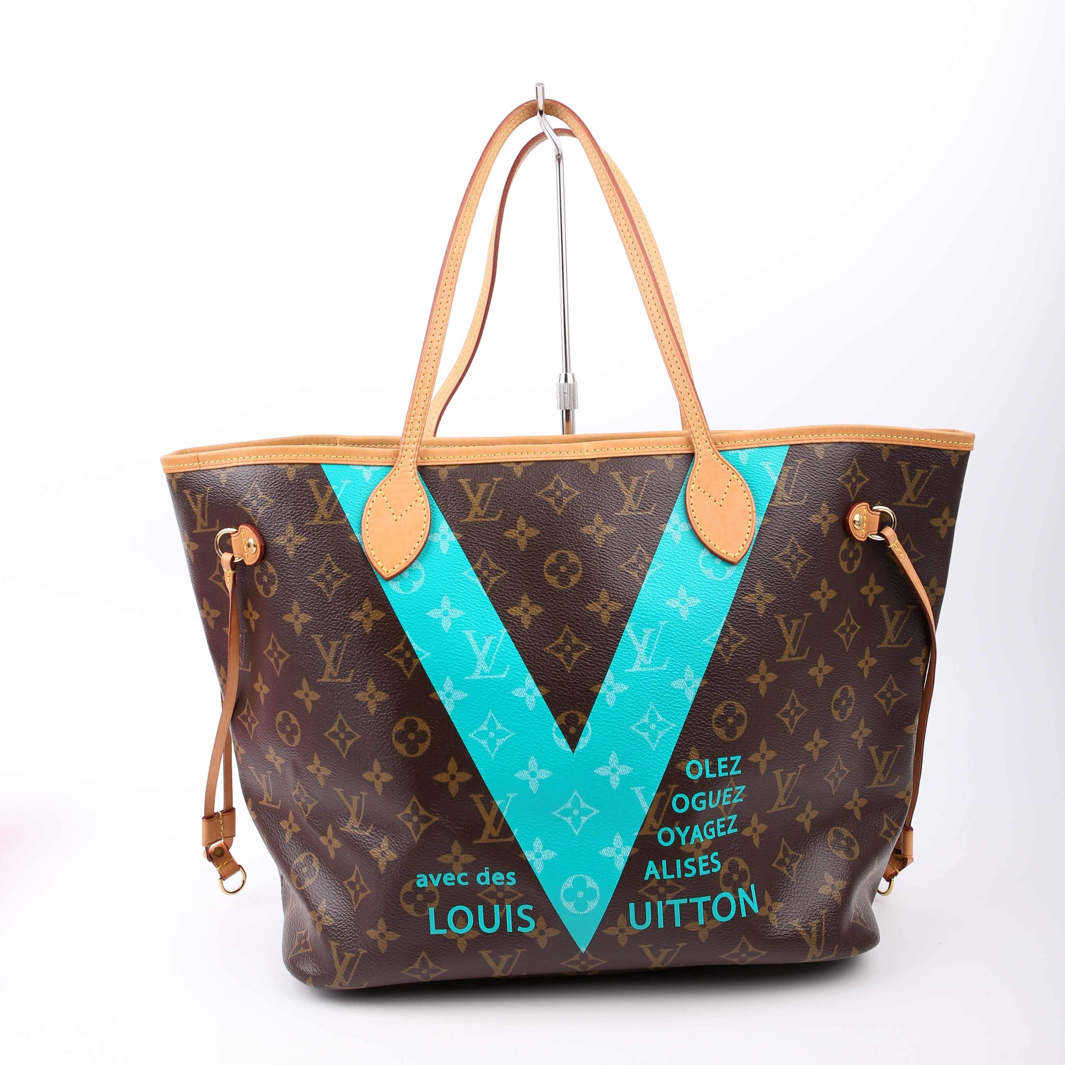 Neverfull with Wallet MM V Teal