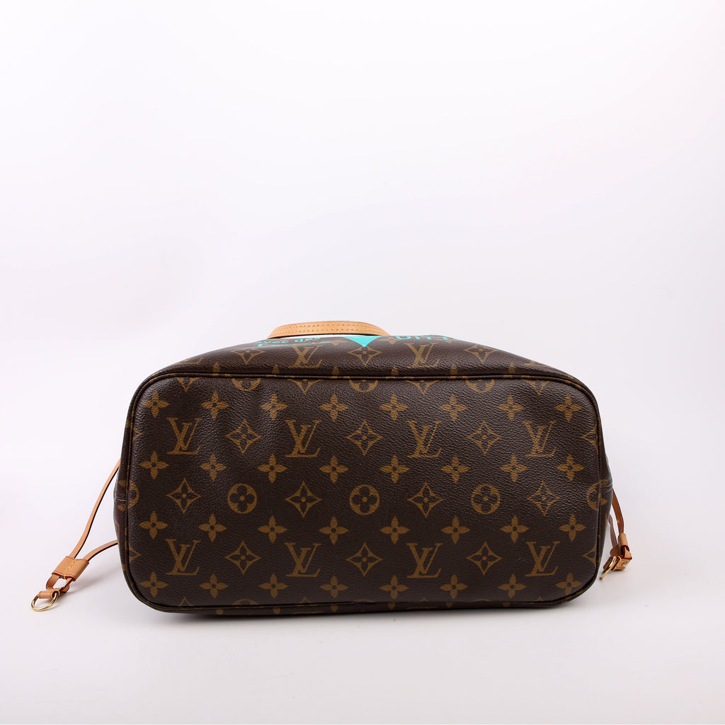 Neverfull with Wallet MM V Teal