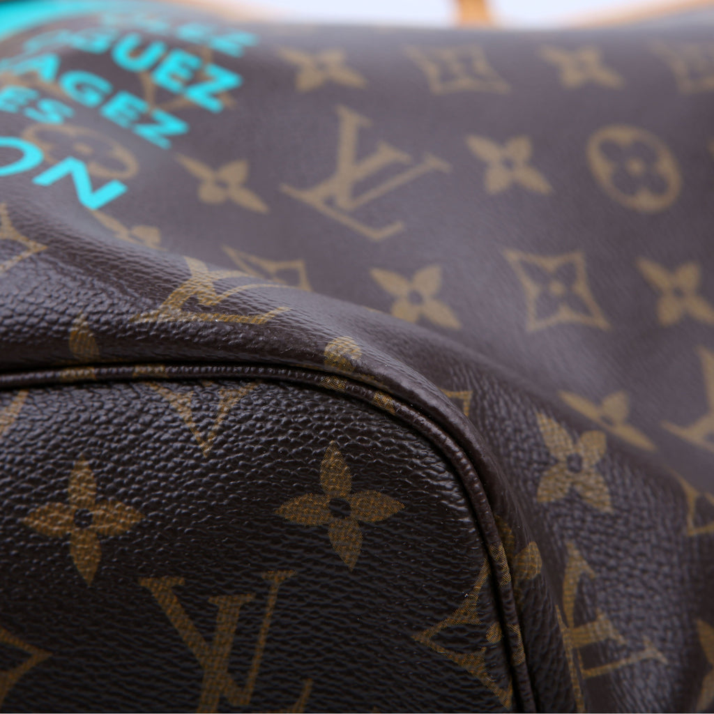 Neverfull with Wallet MM V Teal