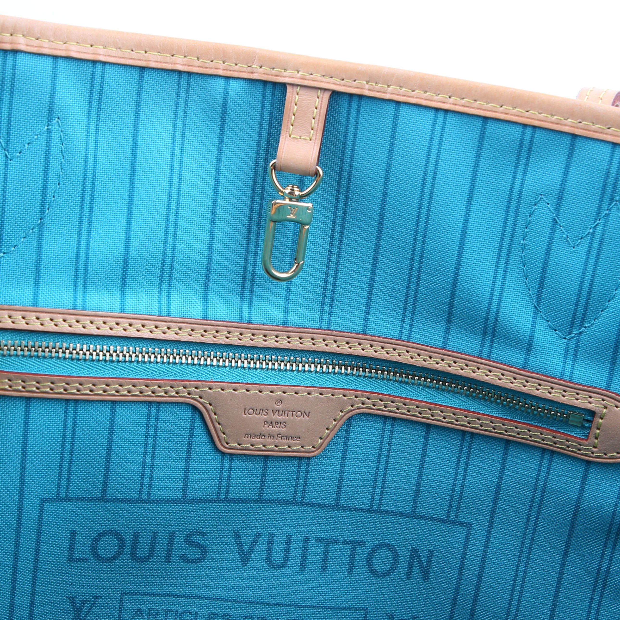 Neverfull with Wallet MM V Teal
