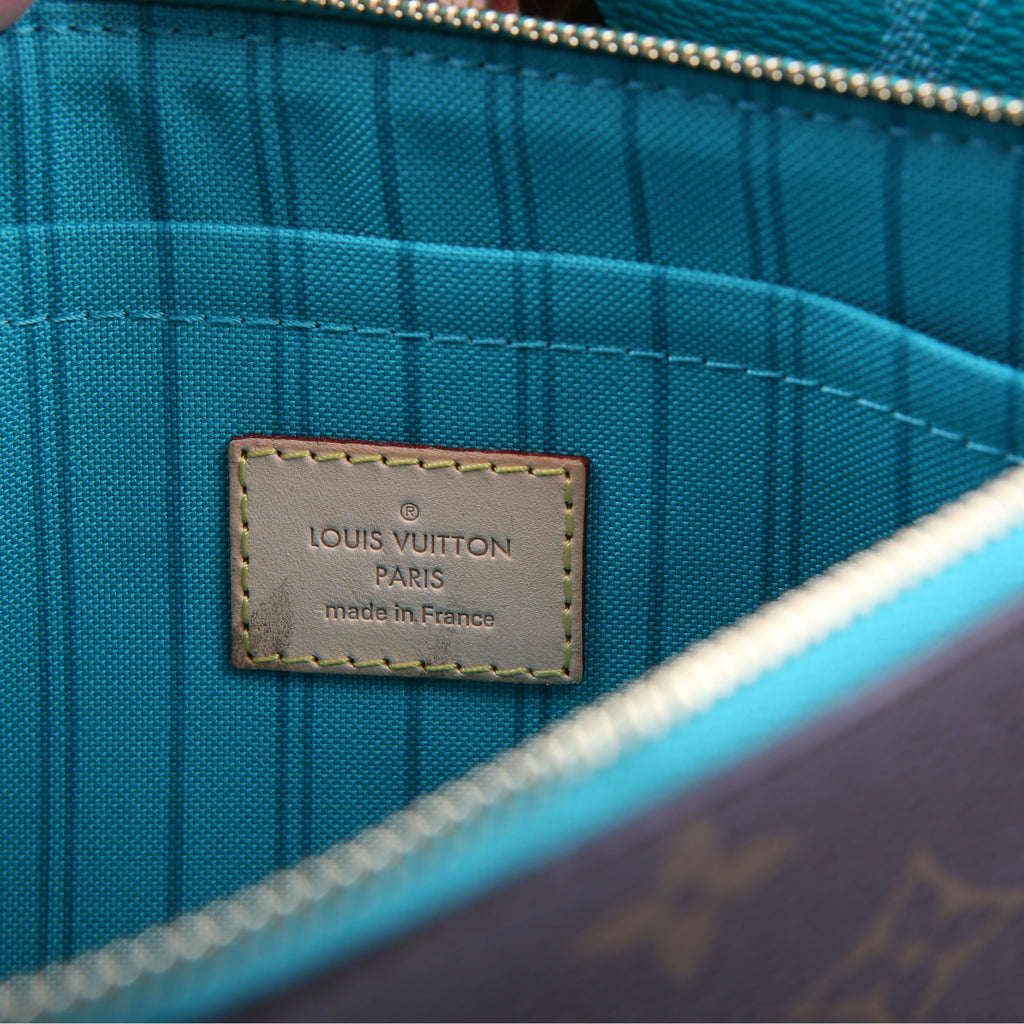 Neverfull with Wallet MM V Teal