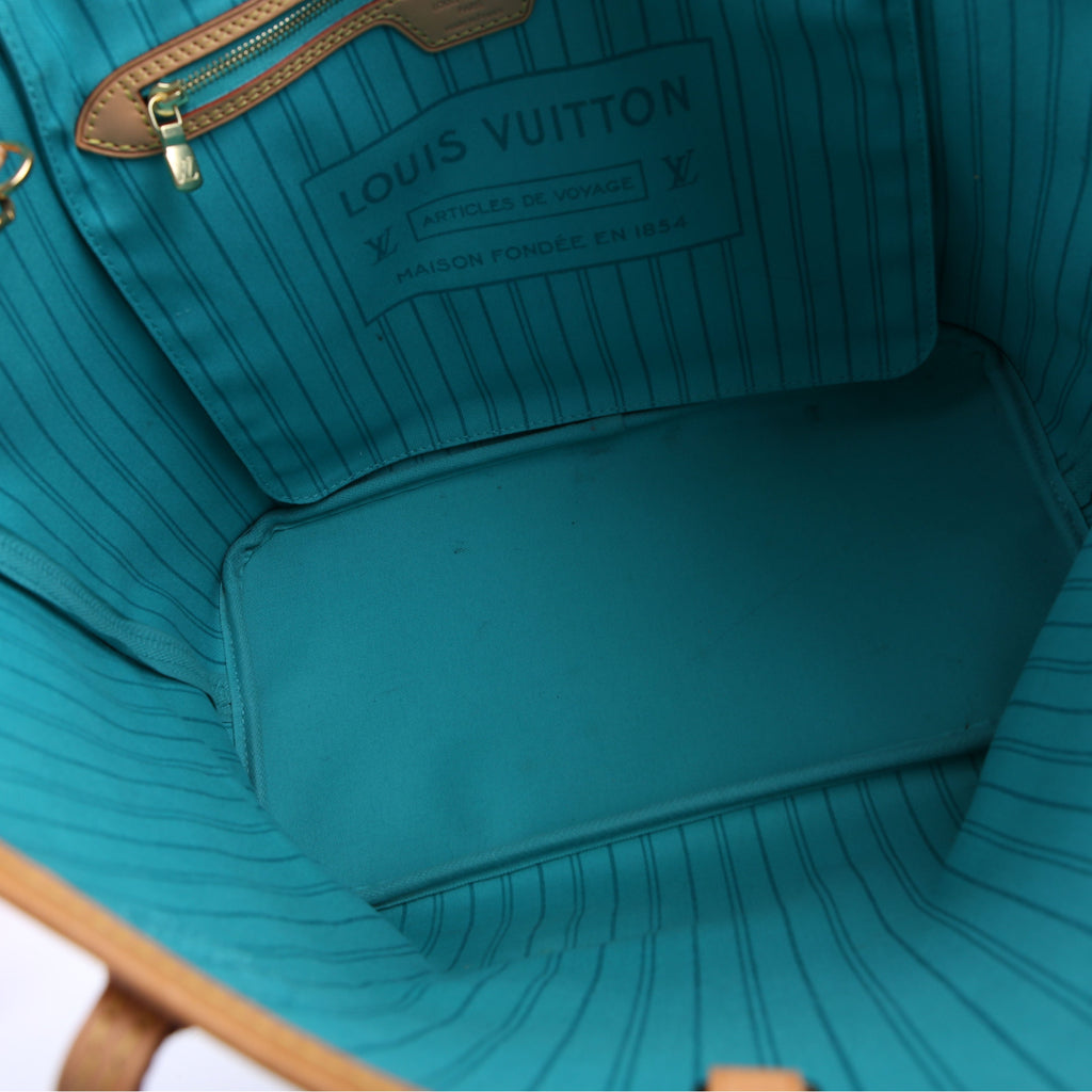 Neverfull with Wallet MM V Teal
