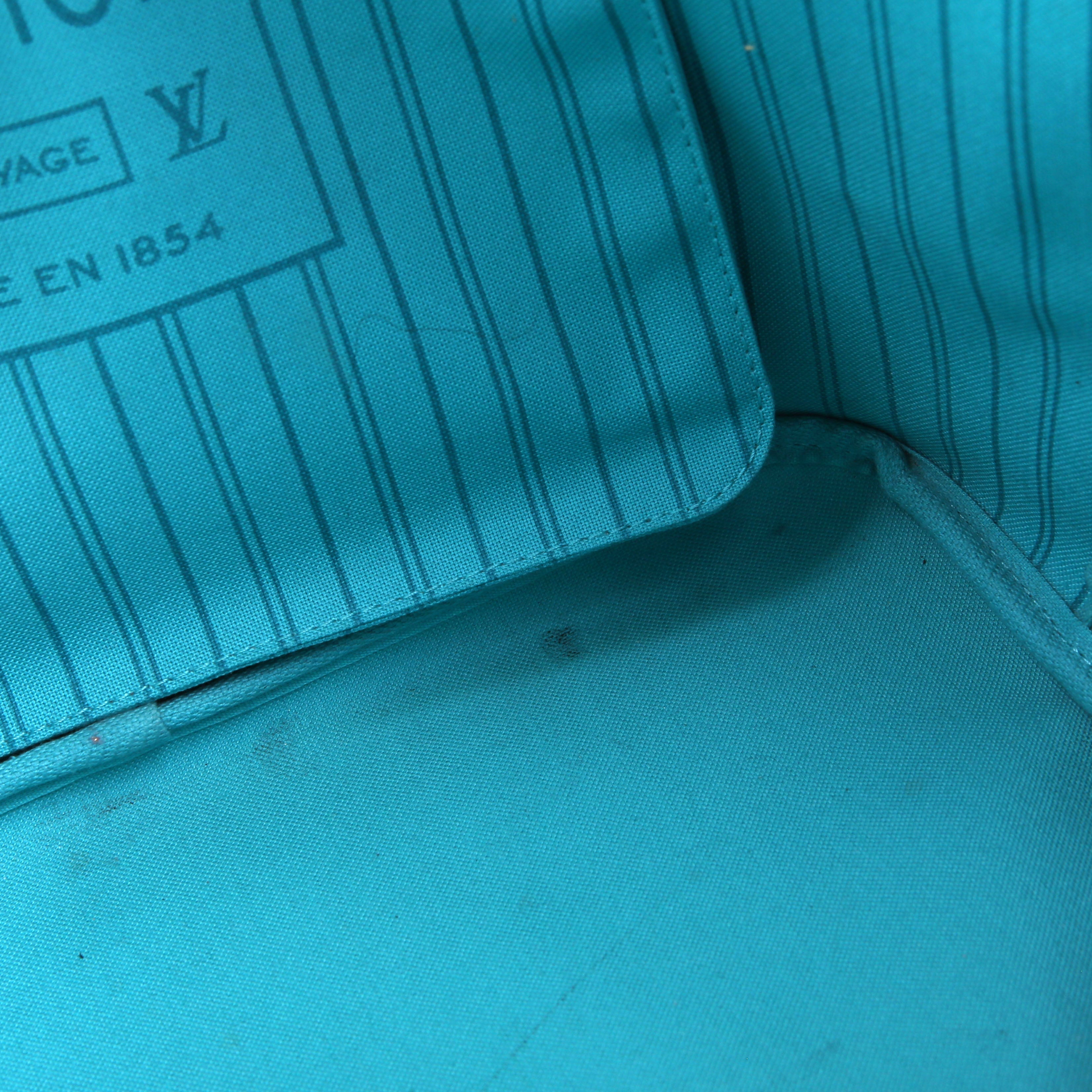 Neverfull with Wallet MM V Teal
