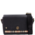 Vintage Check Note Crossbody Bag Black