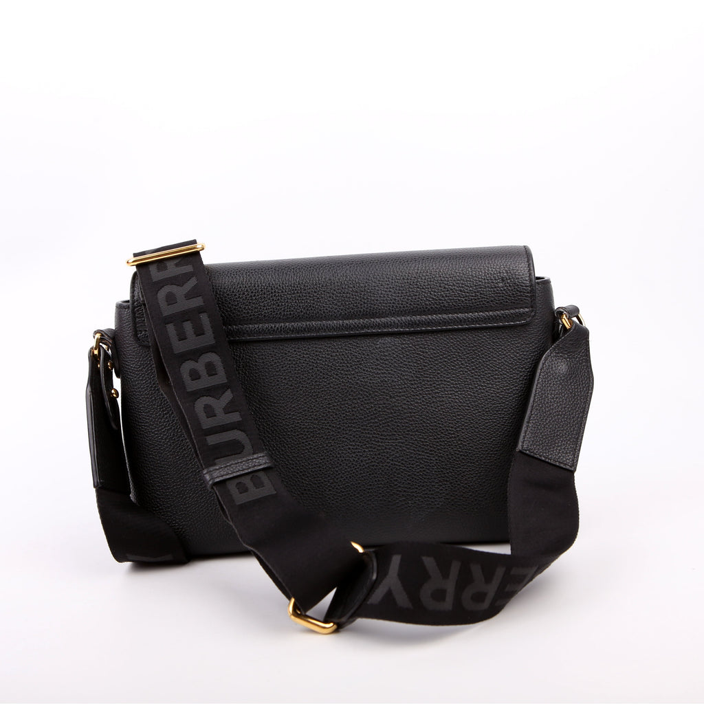 Vintage Check Note Crossbody Bag Black