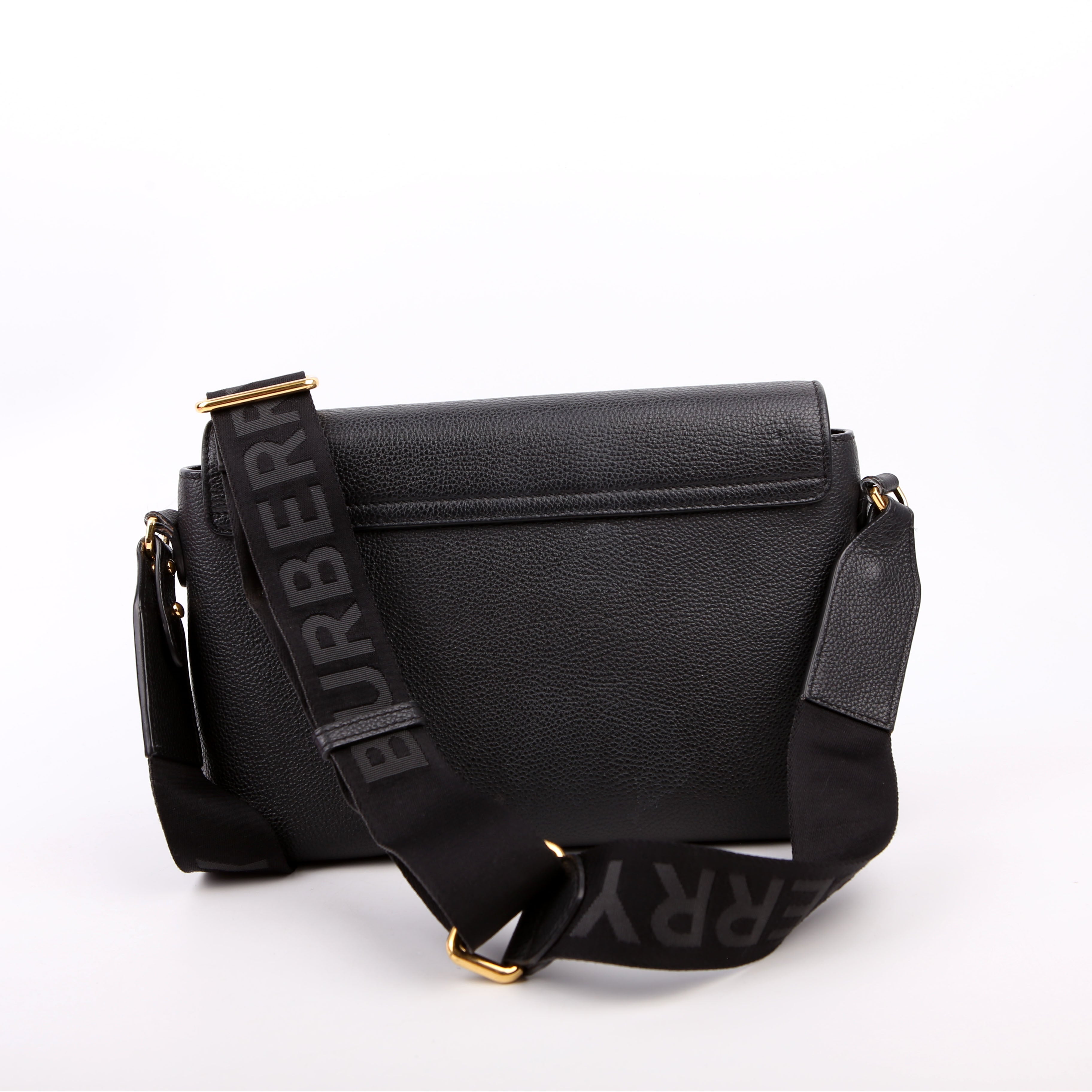 Vintage Check Note Crossbody Bag Black