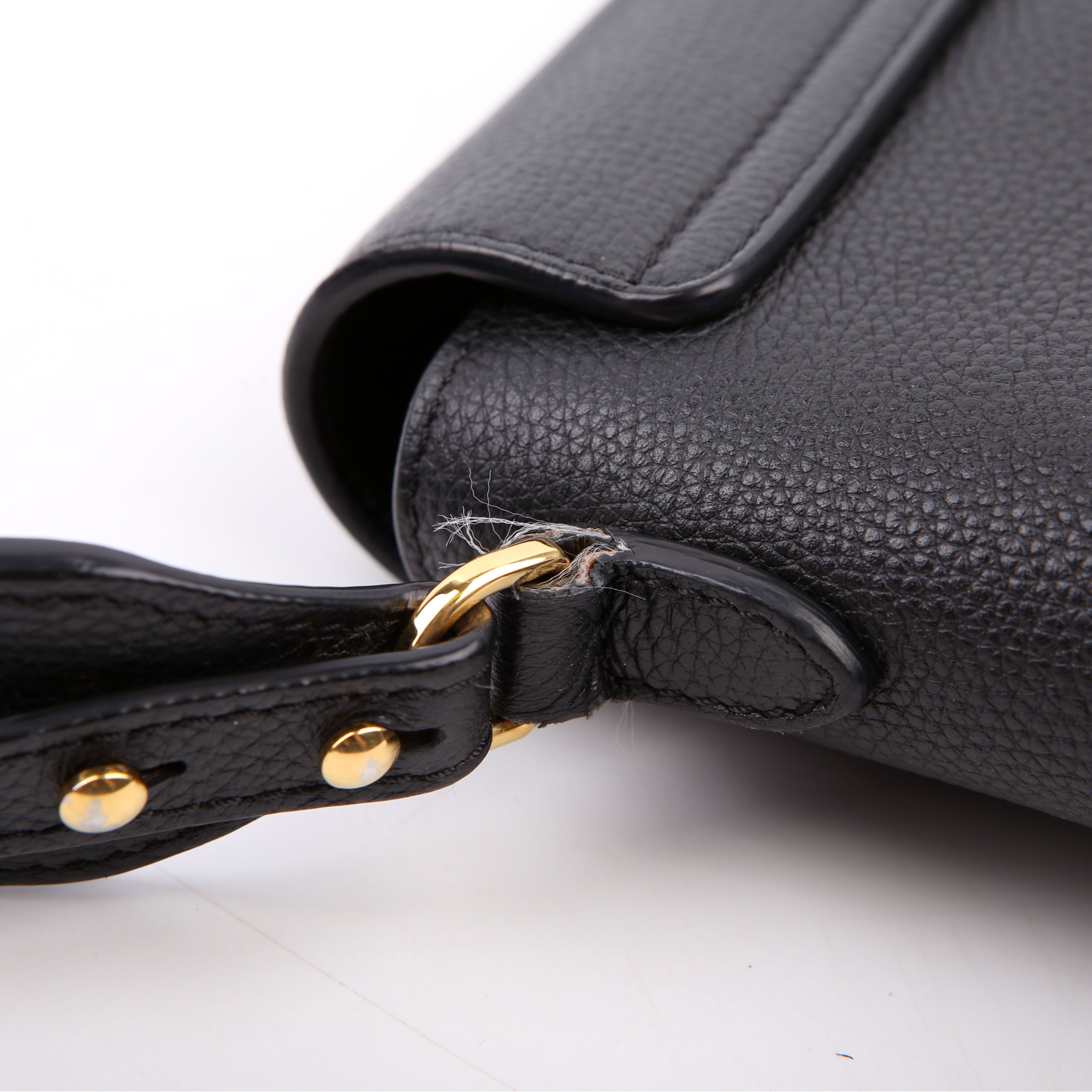 Vintage Check Note Crossbody Bag Black