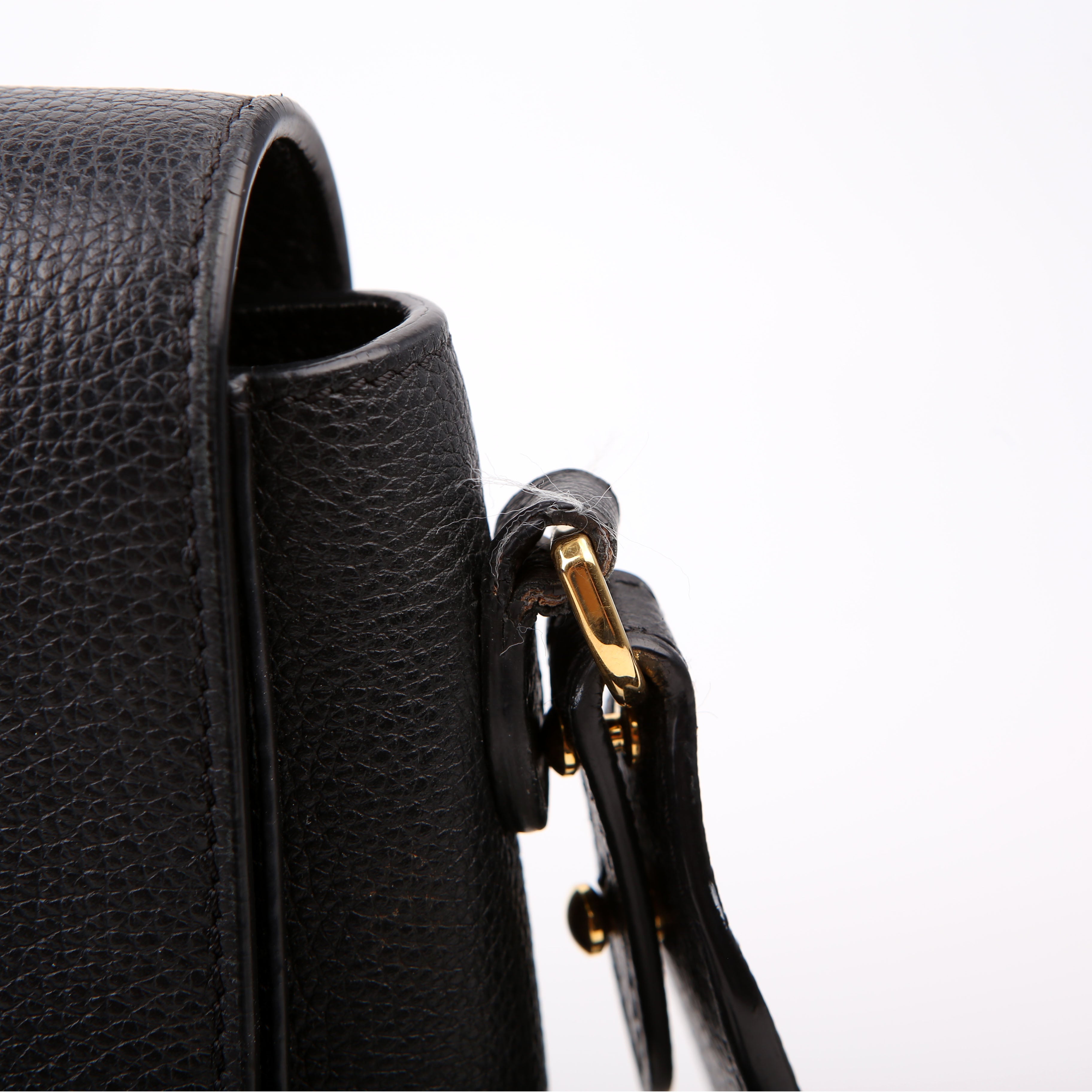 Vintage Check Note Crossbody Bag Black