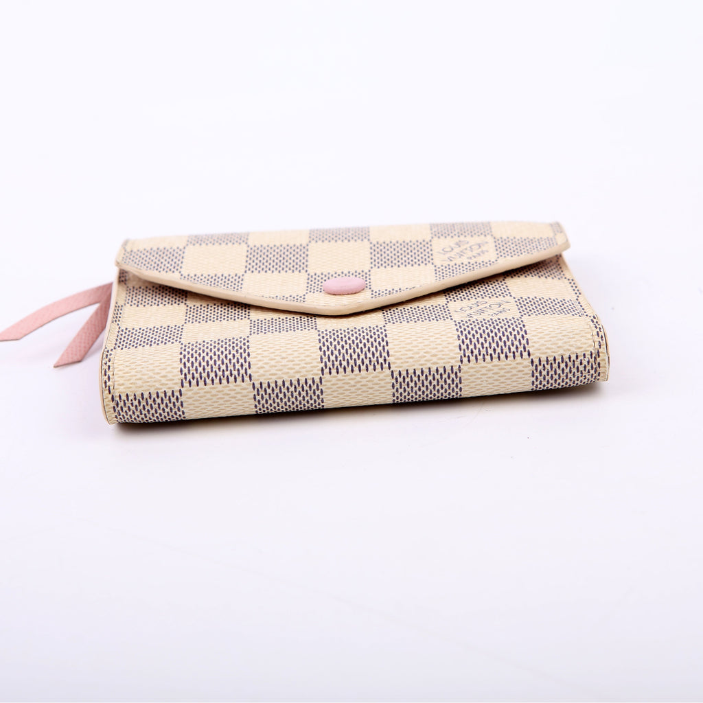Victorine Wallet Damier Azur