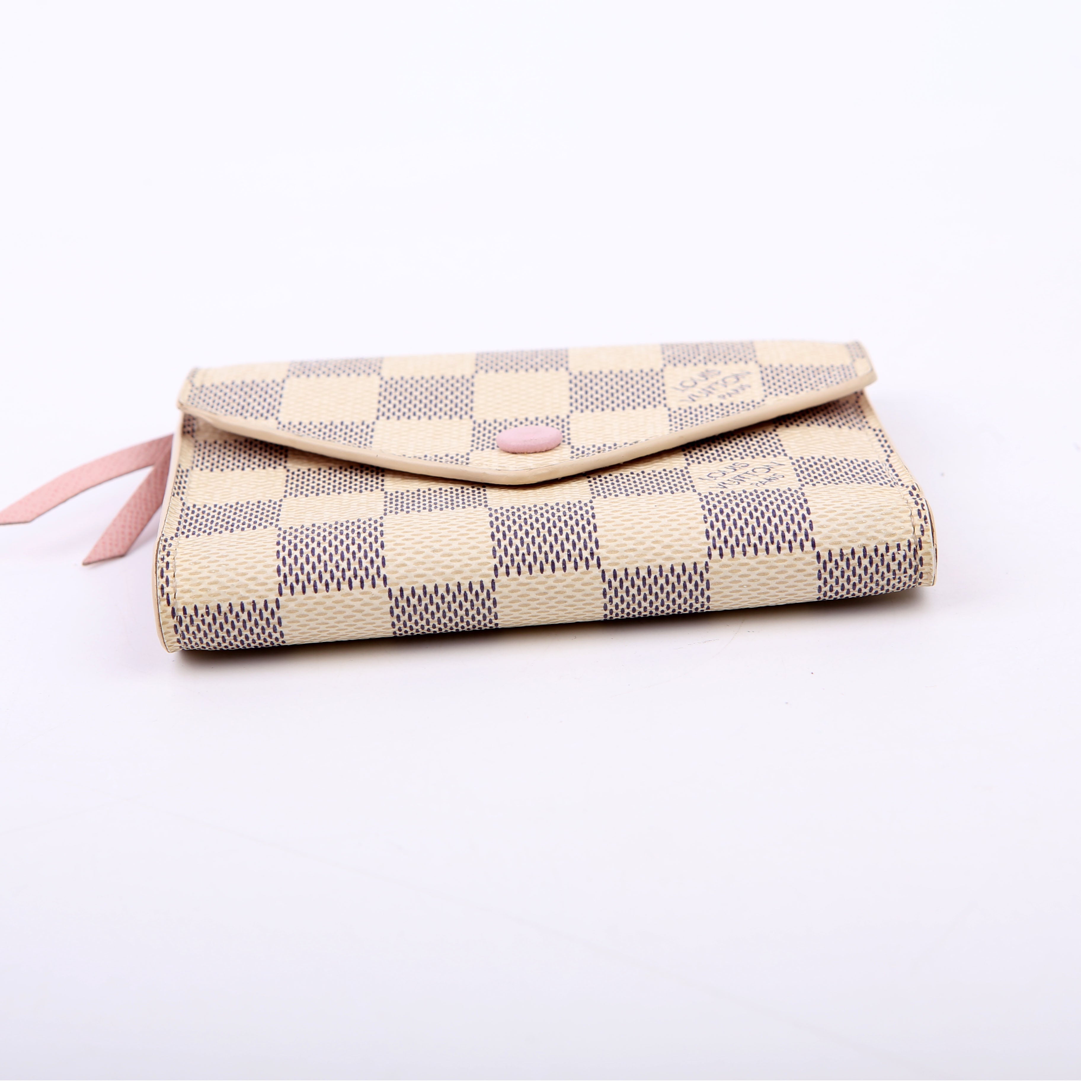 Victorine Wallet Damier Azur