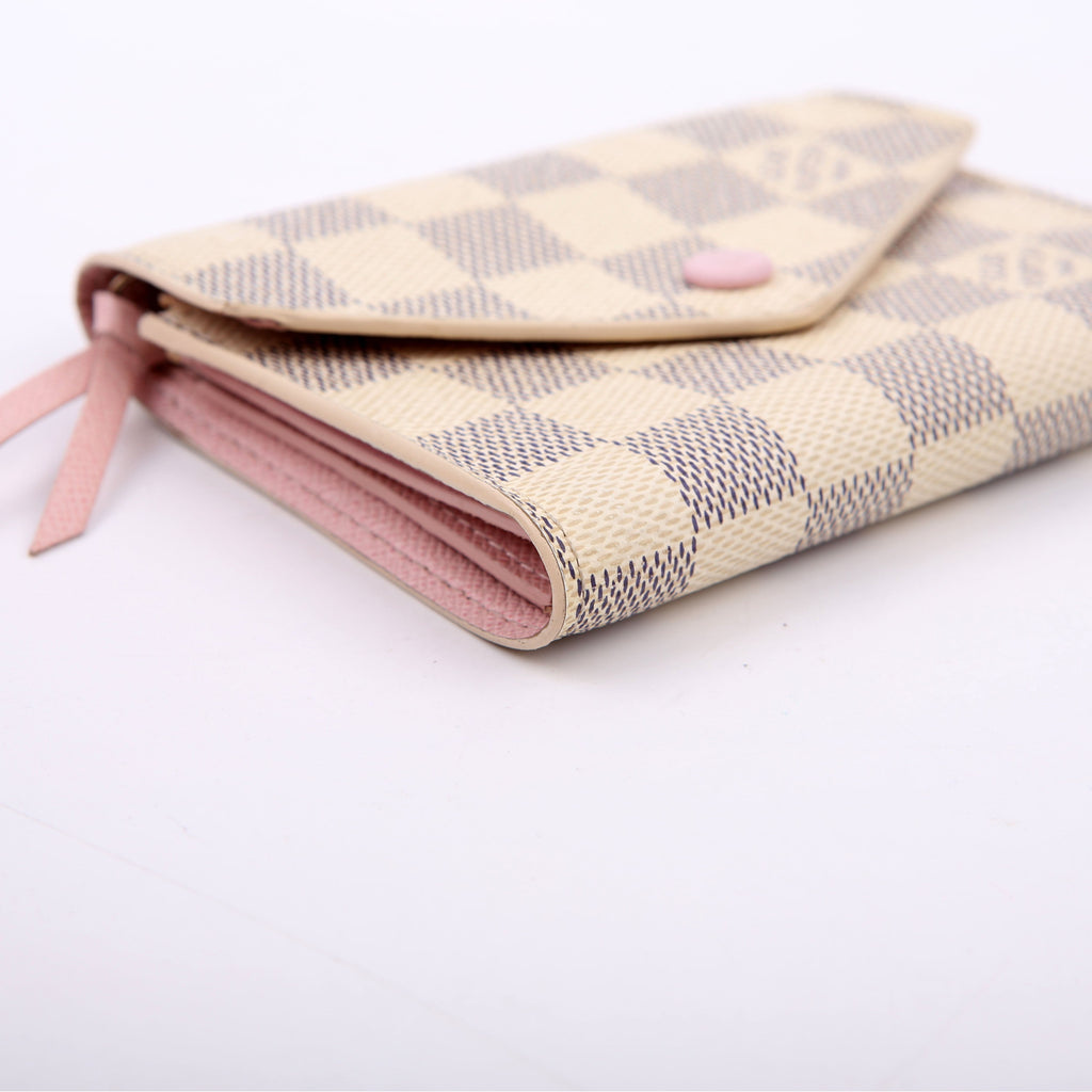 Victorine Wallet Damier Azur