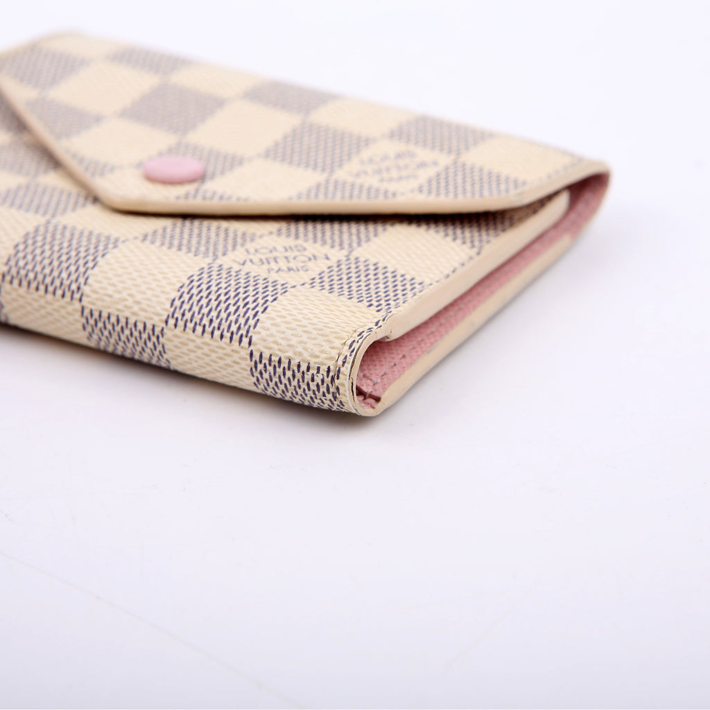 Victorine Wallet Damier Azur