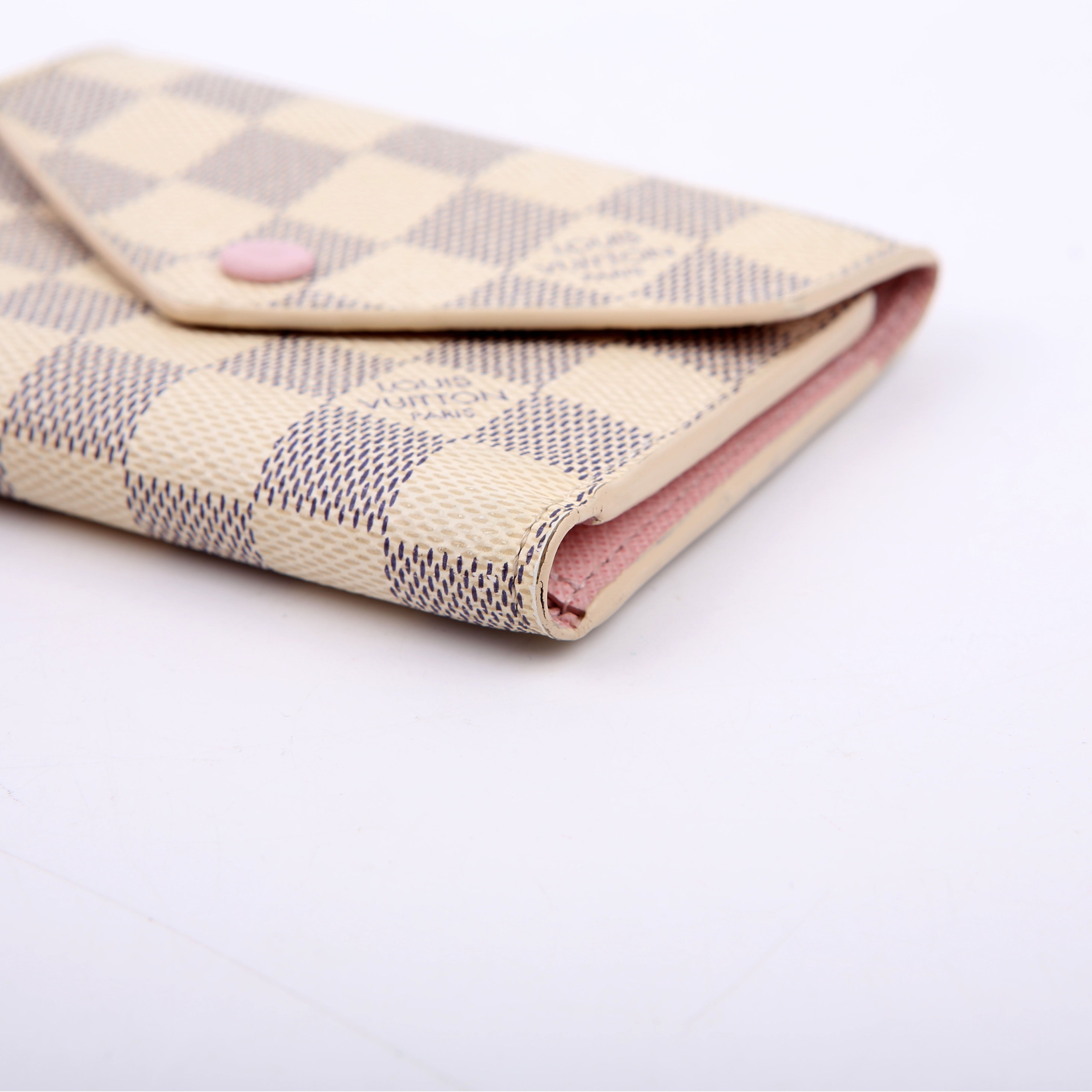 Victorine Wallet Damier Azur