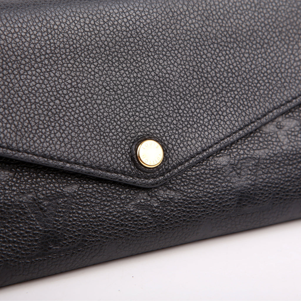 Sarah Wallet Empreinte Black