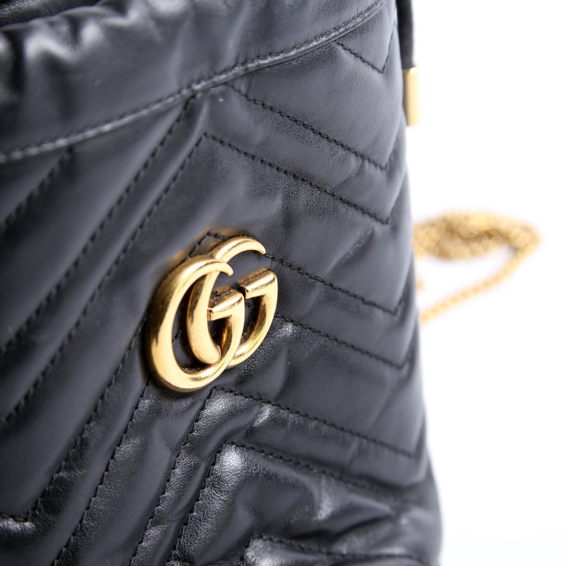 575163 Marmont Mini Bucket Black