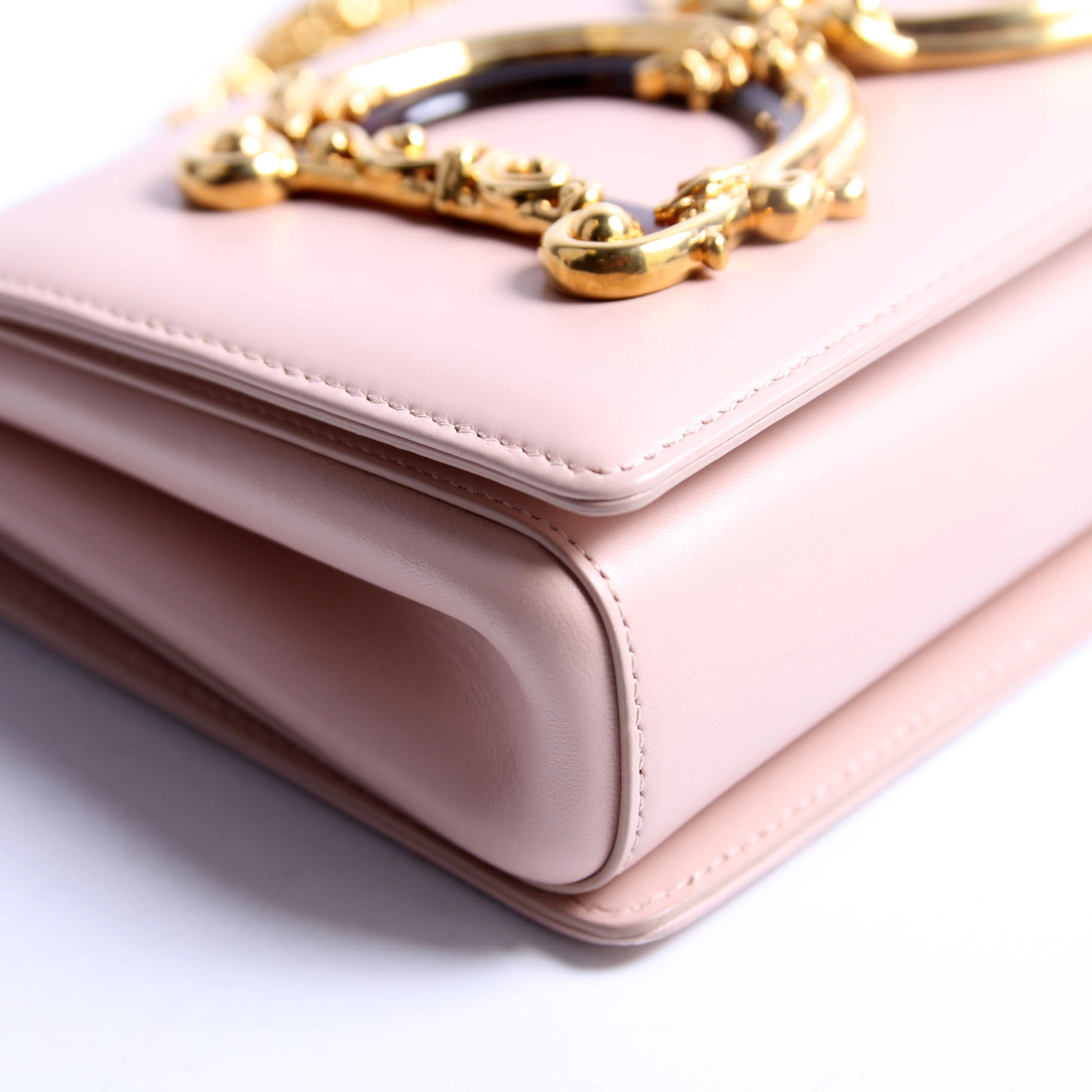 DG Girls Shoulder Bag Nappa Leather Pink