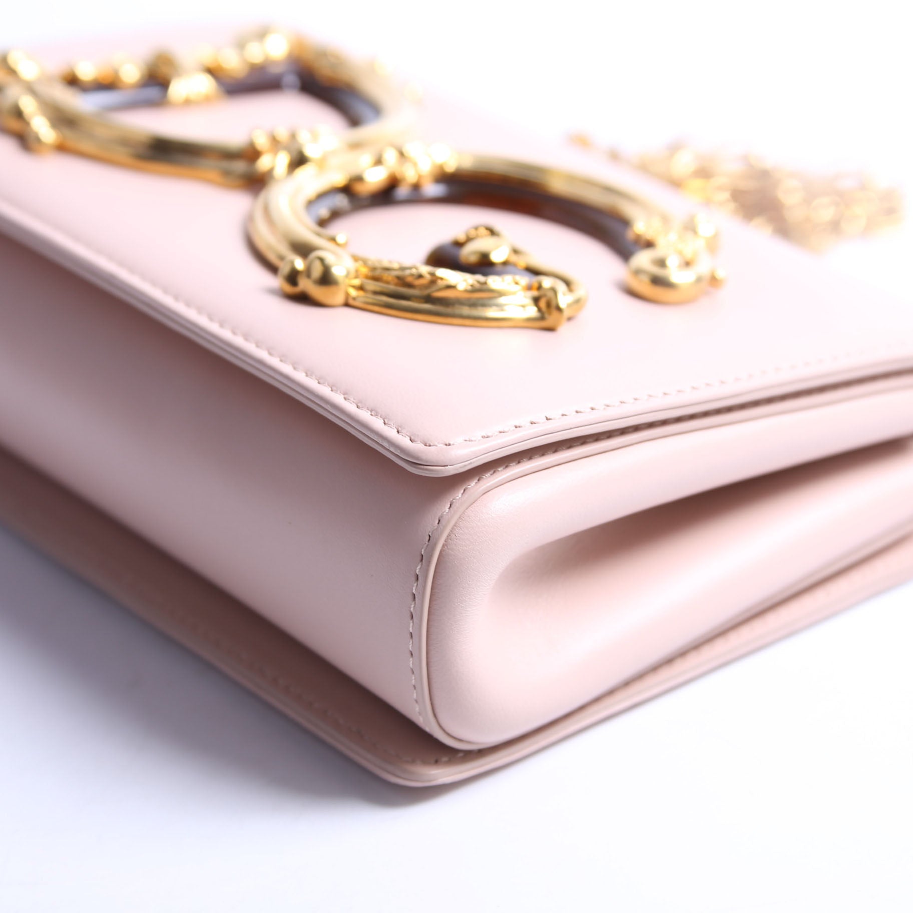 DG Girls Shoulder Bag Nappa Leather Pink