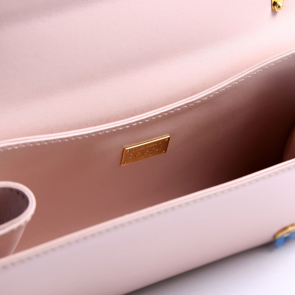 DG Girls Shoulder Bag Nappa Leather Pink