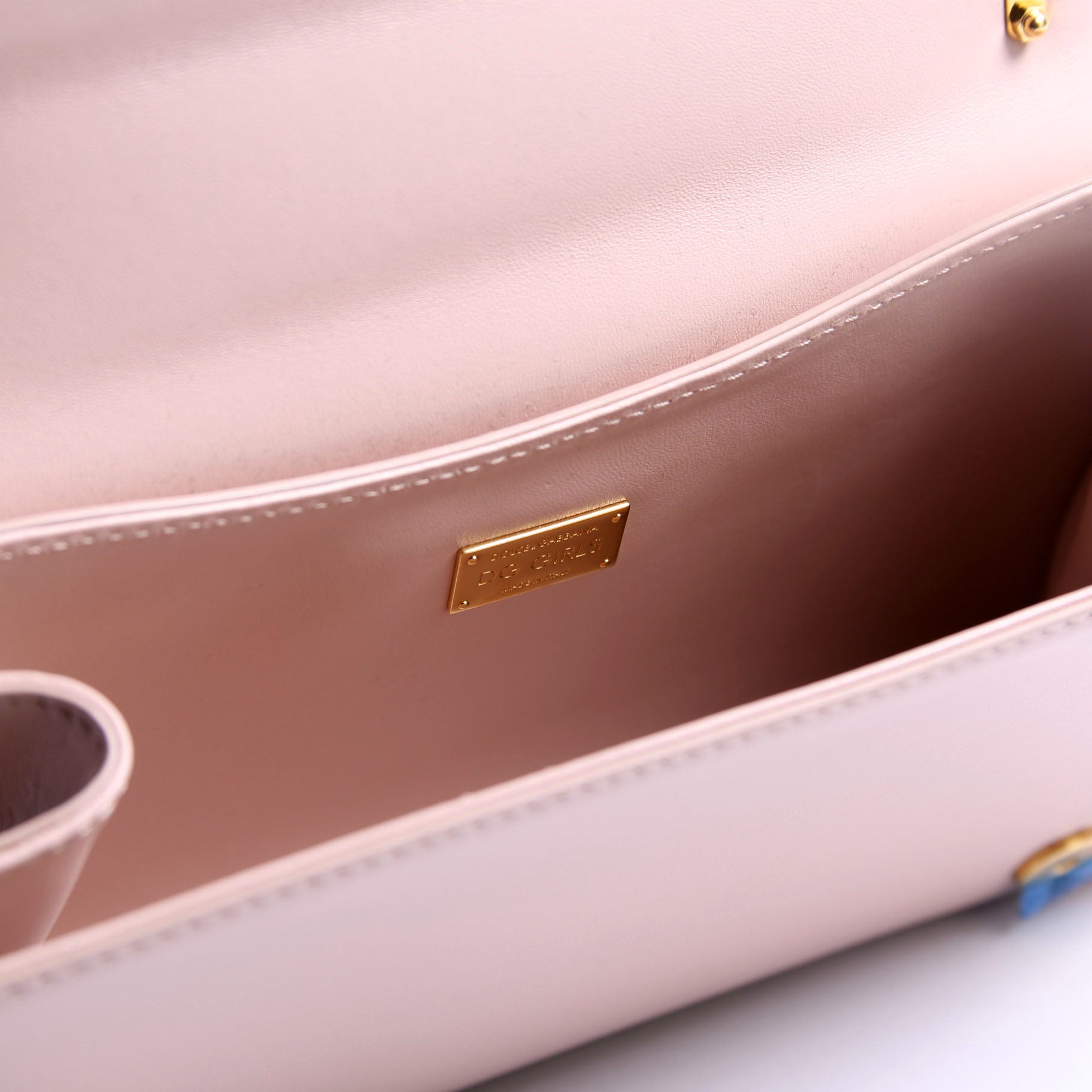 DG Girls Shoulder Bag Nappa Leather Pink