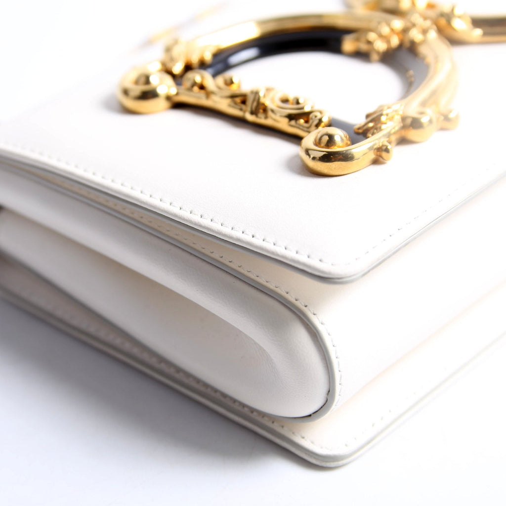 DG Girls Shoulder Bag Nappa Leather Ivory